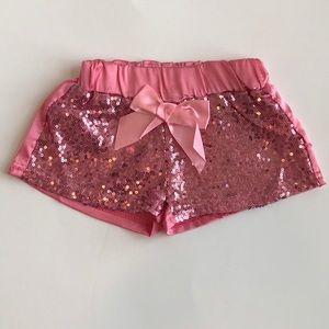 Girls Sparkle Shorts Pink Size 12m